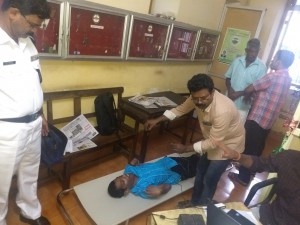 Adhar enrolment of physically challenged and disabled person at District Collectorate Thrissur as part of adalat conducted by District Legal Services Authority and District Administartion