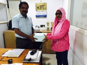 Mrs Ramshida TC secured the first position in India for selling maximum RFID FASTAG as part of National Highways Authority of India - CSC FASTAG project